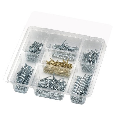 Liberty 485pc Utility Nail/Brads Assortment Hardware Fastener Sets