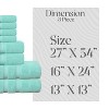Home Weavers Elegance Essentials 550GSM 100% Cotton Zero Twist Super Absorbent Bath Towel Set - 2 of 4
