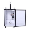 Frigidaire 6.1 cu ft Kegerator Beer Bar Portable Beverage Refrigerator Stainless Steel Finish/Black: Freestanding, ETL Listed - 2 of 3