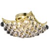 Elegant Lighting Corona 4 light Gold Flush Mount Clear Royal Cut Crystal - 2 of 3