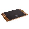 NFL Minnesota Vikings Covina Acacia Wood and Slate Black with Gold Accents Serving Tray - 2 of 4