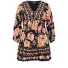 Women's Plus Size Devine Mini Border Dress - black | CITY CHIC - 4 of 4