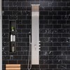 ALFI ABNP0836-BB 8Inch x 36Inch Brushed Black PVD Stainless Steel Vertical Triple Shelf Shower Niche - 2 of 4
