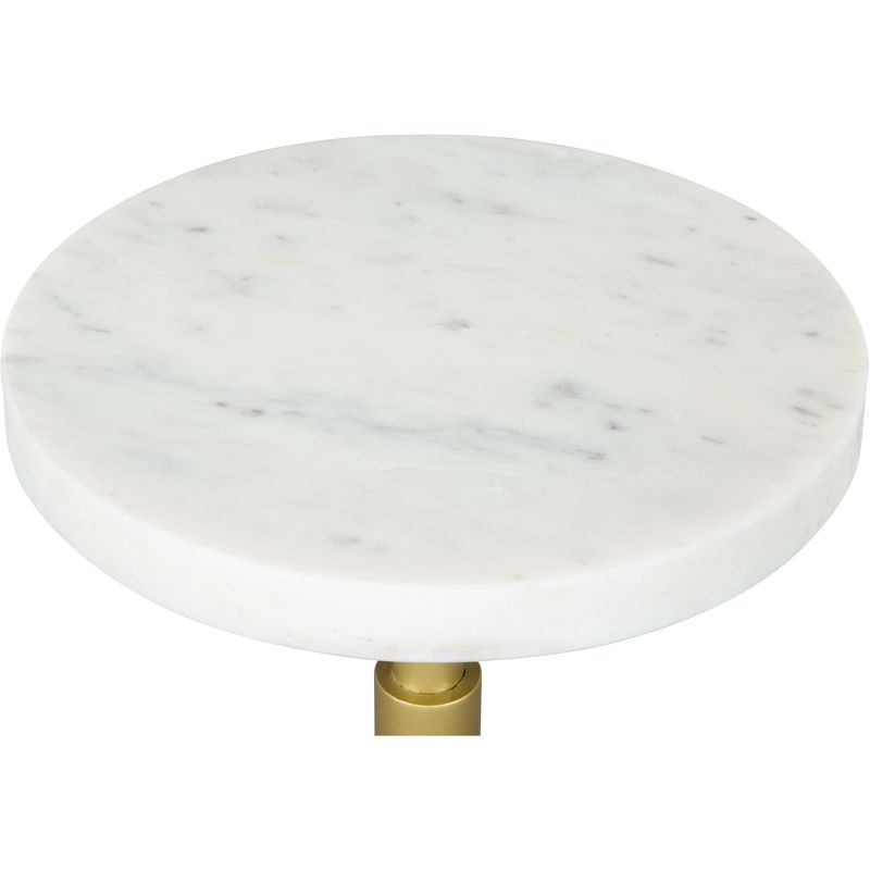 Augustus Side Table Marble White - ZM Home, 6 of 13