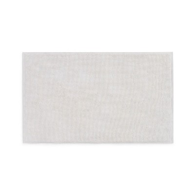 21"x34" Turkish Cotton Bath Rug White - Wellbe