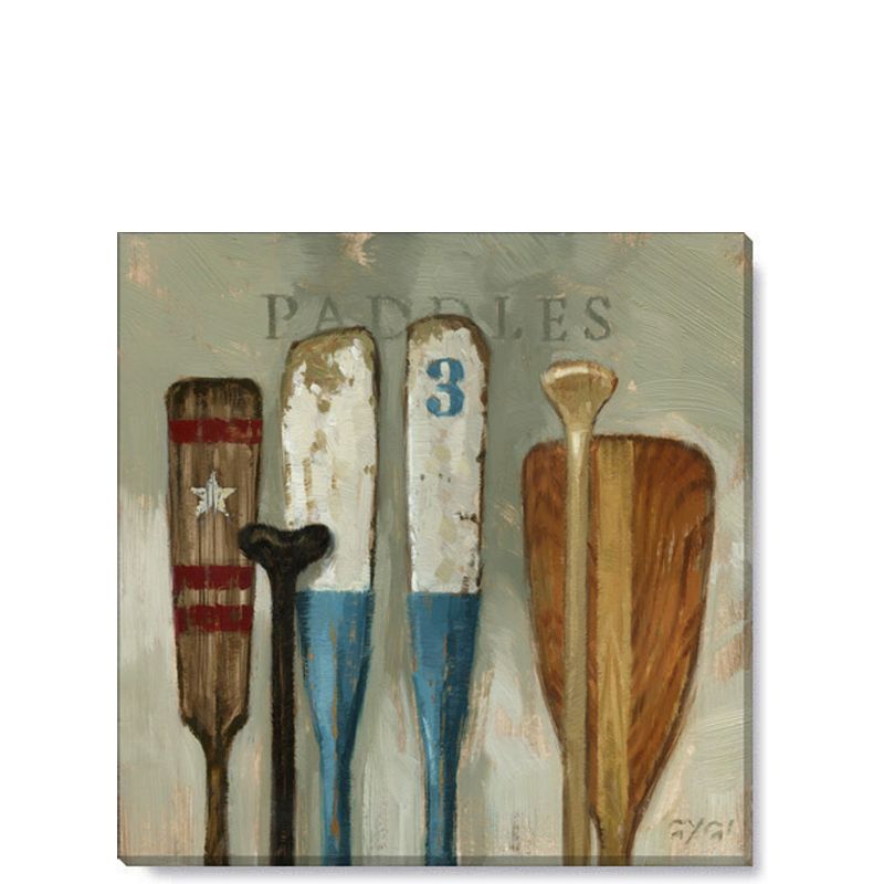 Sullivans Darren Gygi Paddles Canvas, Museum Quality Giclee Print, Gallery Wrapped, Handcrafted in USA, 1 of 11