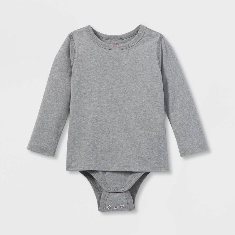 Toddler Kids' Adaptive Long Sleeve Bodysuit with Abdominal Access - Cat & Jack™, 1 of 5