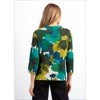 Women's Floral V-neck Cotton Pullover - habitat - 2 of 3