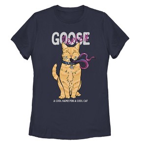 Women's Marvel Captain Marvel Goose Flerken Cartoon T-Shirt - 1 of 4