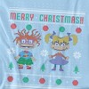 Men's Rugrats Merry Ugly Christmas Sweater With Chucky and Angelica T-Shirt - 2 of 4
