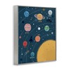 Stupell Industries Informative Solar System Planetary Diagram Orbiting Sun Framed Giclee Art, Gray, 24" x 30" - 2 of 4