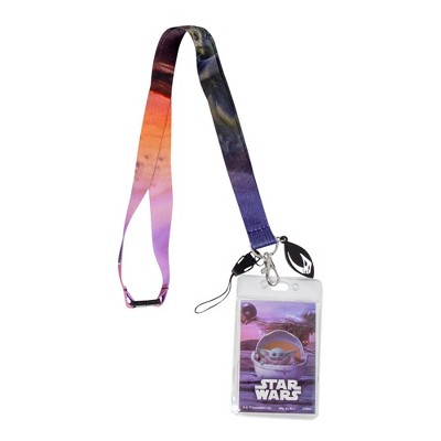 Monogram International Inc. Star Wars The Mandalorian The Child Lanyard with Soft Touch Dangle