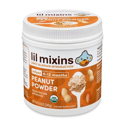 Lil Mixins Early Allergen Introduction Peanut Powder - 8.5oz