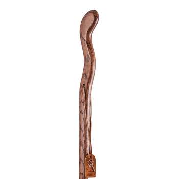 Brazos Twisted Fitness Walker Red Wood Walking Stick 48 Inch Height