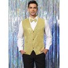 Lars Amadeus Men's Sequin Sleeveless Party Prom Dress Vest with Bow Tie 2 Packs - 2 of 4