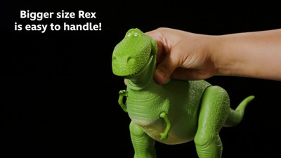 Mattel Disney Pixar Toy Story Toys, Moving & Talking Rex Dinosaur Figure,  Roarin' Laughs, 10.8 Inches Tall with 40 Phrases and Mouth & Arm Motion