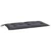 vidaXL Garden Bench Cushion Set of 2 Anthracite - 4 of 4
