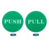 Unique Bargains Acrylic Self-Adhesive Decor Store Business Push Pull Door Sign 2 Pcs - 3 of 4