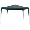 vidaXL Party Tent PE Green 9.8'x9.8' - image 2 of 4