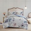 3 Pcs Gorgeous Floral Printed Cotton Duvet Set, All Season Home Textile fits Elegant Bedroom Decor - 3 of 4