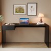 Luck Live 53.14-inch Tempered glass desk - 2 of 4