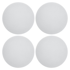 Unique Bargains PVC Self-Adhesive Sound Insulation Shock Absorption Door Stops 4 Pcs - 1 of 4