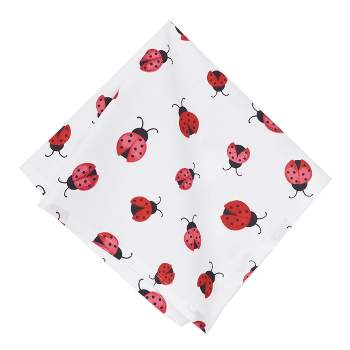 C&F Home Ladybug Pattern Spring Napkin, Set of 6