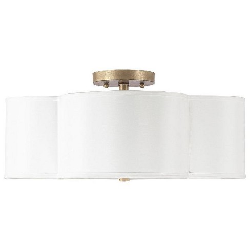 Capital Lighting 4453 561 Quinn 4 Light Semi Flush Ceiling Fixture Brushed Gold