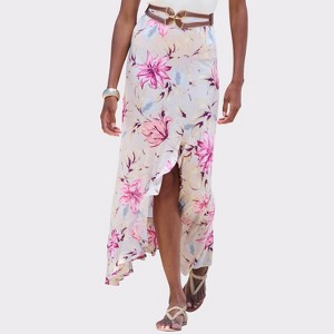 Women's Ruffled Maxi Skirt - LASCANA - 1 of 4