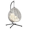 YOOCOZZ Versatile HDPE American Design Patio Hanging Egg Chair - 4 of 4
