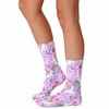 Living Royal Living Royal Photo Print Crew Socks: Unicorn and Rainbow - 2 of 2