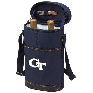 NCAA Georgia Tech Yellow Jackets Insulated 2-Bottle Wine Tote - 1 of 4