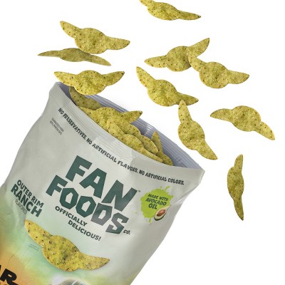 Fan Foods Star Wars Mandalorian Outer Rim Ranch Tortilla Chips - 9.25oz