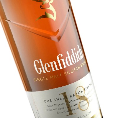 Glenfiddich 18yr Single Malt Scotch Whisky - 750ml Bottle