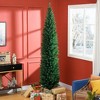 FURNIinspire Artificial Trees Tall Slim Christmas Tree, Christmas Decorations For Living Room, Christmas Holiday Party, Green, 21.8"*21.8"*94.5" - 2 of 4