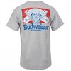 Mens Budweiser Distressed Logo Front and Back Print T-Shirt - 3 of 4