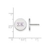 Black Bow Jewelry Sterling Silver Sigma Kappa Greek Life Stud Earrings - 2 of 3