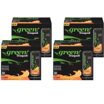 Green Cola Sparkling Orangeade - Case of 4/6 pack, 12 oz