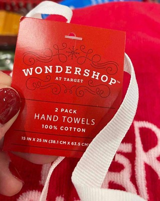 Christmas Striped Kitchen Towel Red - Wondershop™ : Target