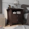Banbridge 2 Drawer Nightstand with Open Shelf Espresso - HOMES: Inside + Out - 4 of 4