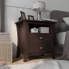 Banbridge 2 Drawer Nightstand with Open Shelf Espresso - HOMES: Inside + Out - image 4 of 4