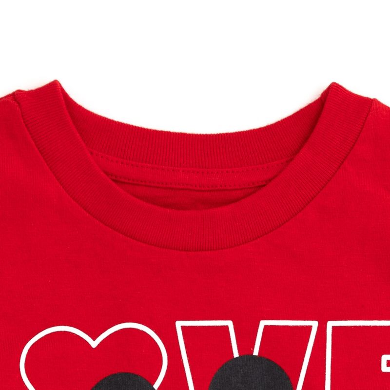 Disney Mickey Mouse T-Shirt Toddler to Big Kid - Valentine's Day, St. Patrick's Day, July 4th, Christmas, Halloween, 4 of 7