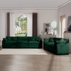 2-Piece Corduroy Upholstered Living Room Sofa Set with 2-Seater Sofa and 3-Seater Sofa - 2 of 4