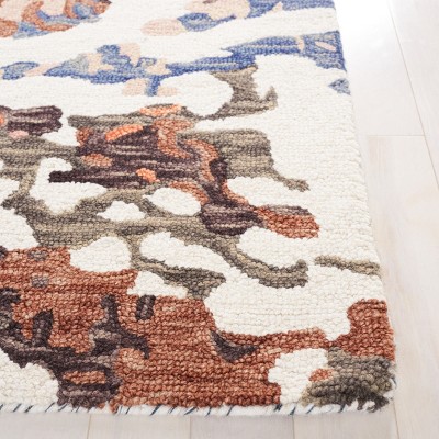 Blossom BLM460 Handmade Tufted Area Rug - Pink/Ivory - 8' X 10' - Safavieh