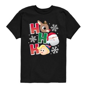 Boys' - Rudolph - Rudolph Ho Ho Ho Short Sleeve Graphic T-Shirt - 1 of 4