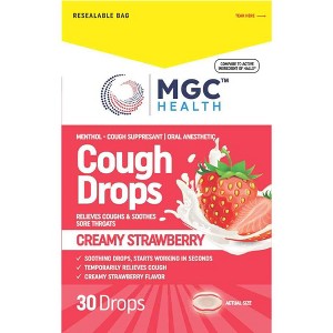 MGC Cough Drops Creamy Strawberry, 30 Ct - 1 of 4
