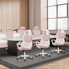 CAVINAS Ergonomic Office Chair with Adjustable Headrest and Flip-Up Arms, Mesh Home Office Desk Chairs, Swivel Chair with High Back, Computer Chair - 3 of 4