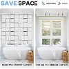 Shower Curtain for Bathroom (53" W x 95" L, White-Square) - 3 of 3