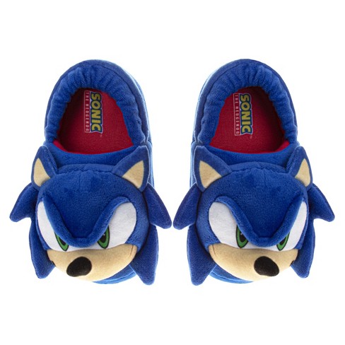 Sega Sonic The Hedgehog Boys Dual Sizes 3d Slippers toddler little Kids Target