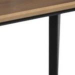 walnut top / black frame